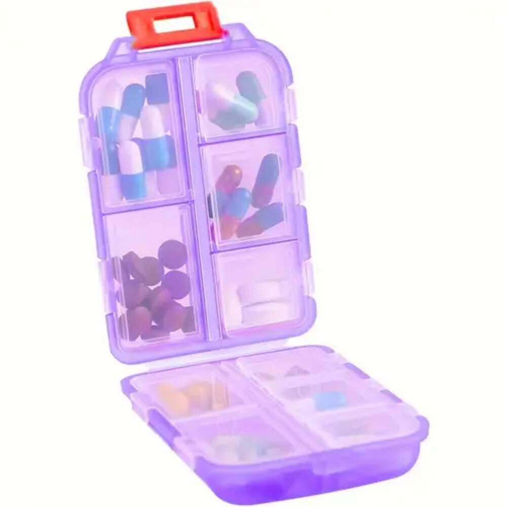 1pc.  Portable - Travel Pill Organizer